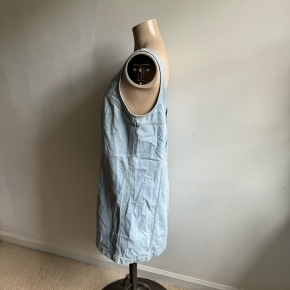 NWT Madewell Denim A-Line Sleeveless Mini Dress - Picture 9 of 15